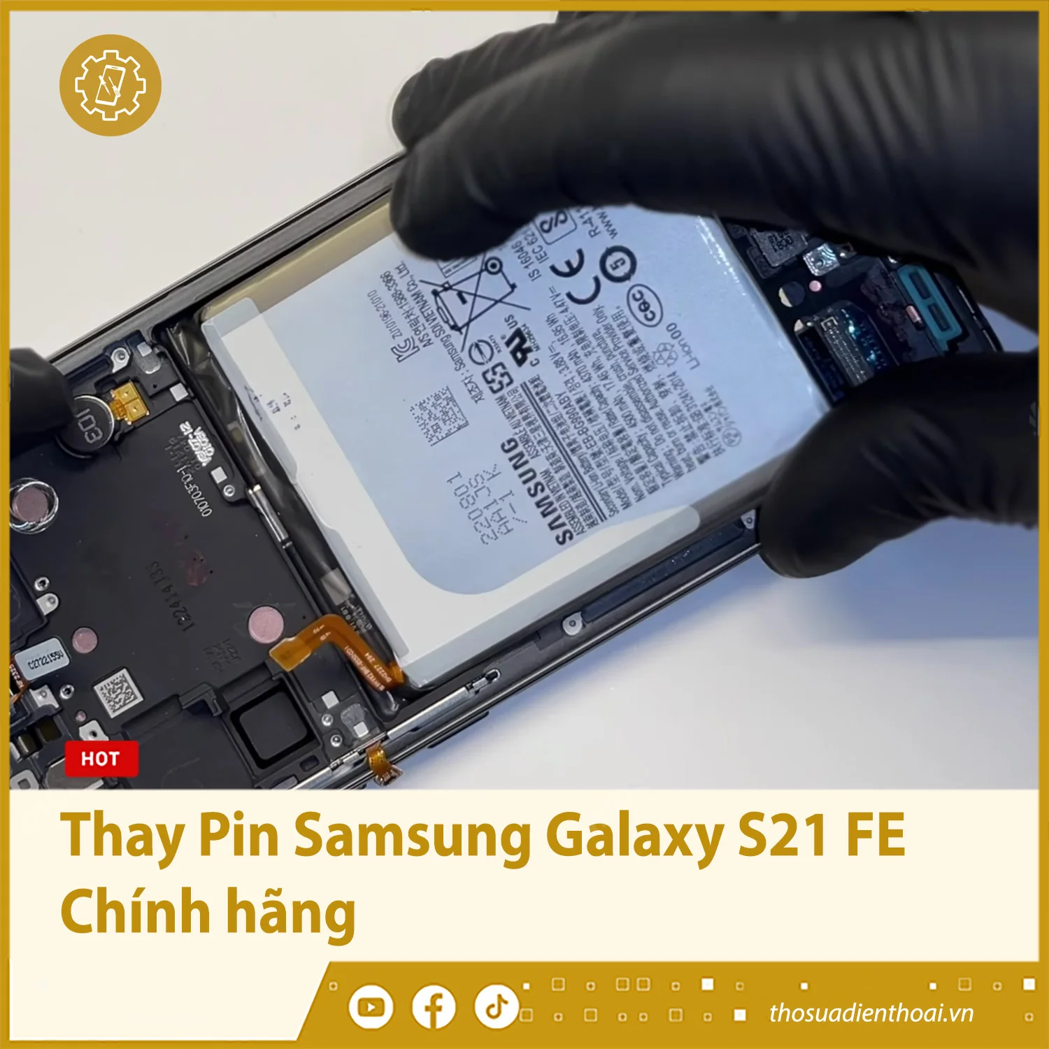 Thay Pin Samsung Galaxy S21 FE Chính hãng