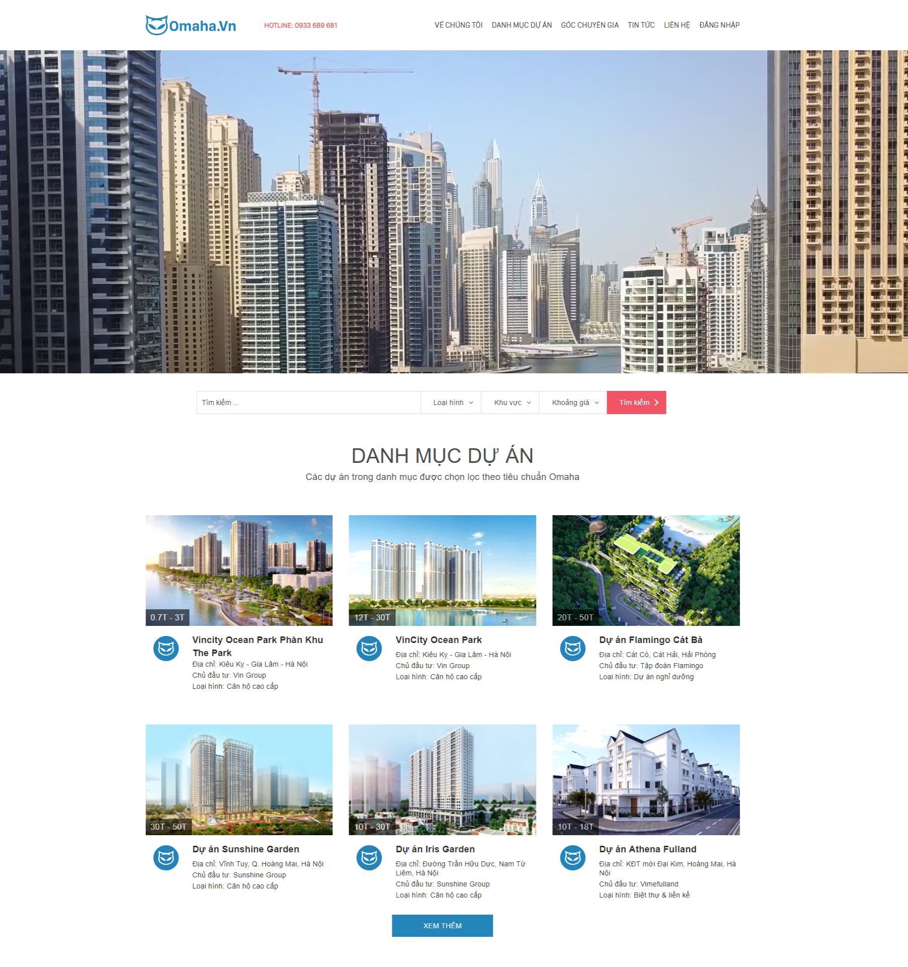 OMAHA - KÊNH MUA BÁN NHÀ ĐẤT TRỰC TUYẾN HÀNG ĐẦU
