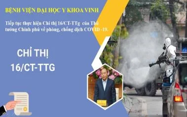 Bệnh viện ĐH Y khoa Vinh Tiếp tục thực hiện Chỉ thị 16/CT-TTg của Thủ tướng Chính phủ