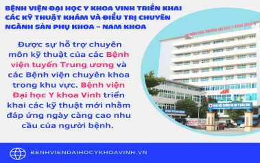TRIỂN KHAI CÁC KỸ THUẬT KHÁM VÀ ĐIỀU TRỊ CHUYÊN NGÀNH SẢN PHỤ KHOA – NAM KHOA