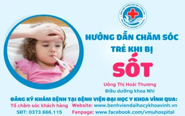 HƯỚNG DẪN CHĂM SÓC TRẺ KHI BỊ SỐT