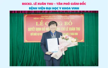 BỆNH VIỆN ĐHYK VINH TỔ CHỨC LỄ TIẾP NHẬN VÀ BỔ NHIỆM PHÓ GIÁM ĐỐC BỆNH VIỆN