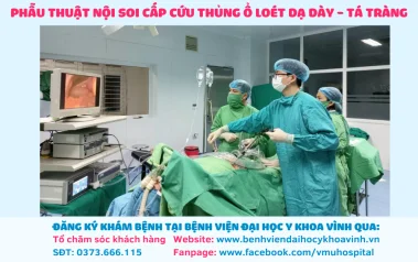 Thủng ổ loét dạ dày - tá tràng: Biến chứng nguy hiểm của viêm loét dạ dày - tá tràng