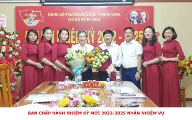 Bệnh viện Trường Đại học Y khoa Vinh tổ chức Đại hội Chi bộ nhiệm kỳ 2022-2025