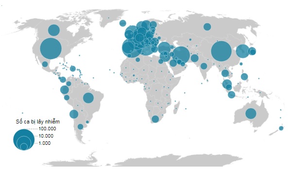 website theo dõi dịch virus Corona ở Việt Nam và trên thế giới
