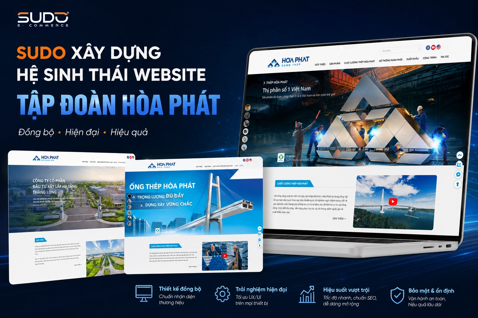 Website của Tập Đoàn Hòa Phát