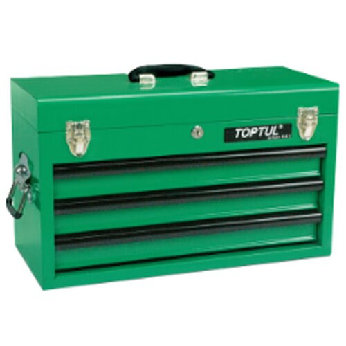 Tủ dụng cụ 3 ngăn Toptul TBAA0303 màu xanh 508x232x302mm