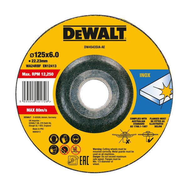 Đá mài Inox Dewalt DW4543SIA-AE 125x6,0x22,23mm chính hãng giá tốt nhất ...