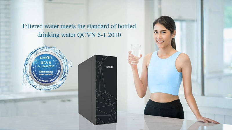 Pure drinking water that meets national standards QCVN 6-1:2010/MOH
