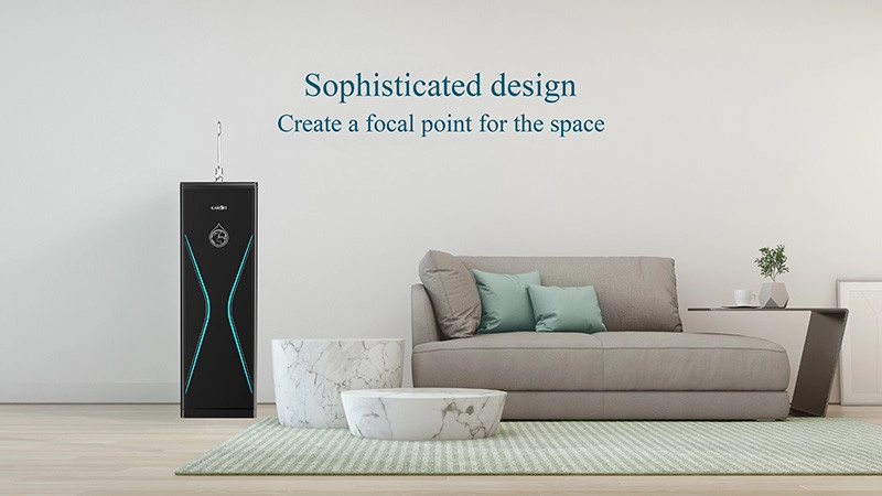 A sleek and modern water purifier casing
