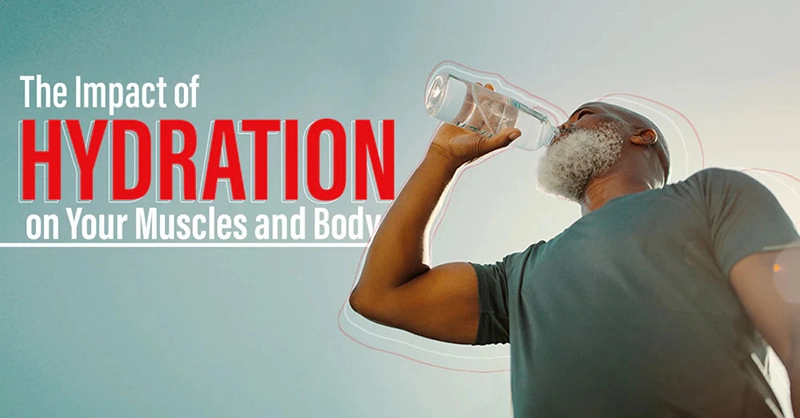 Drink water for your muscles and joints