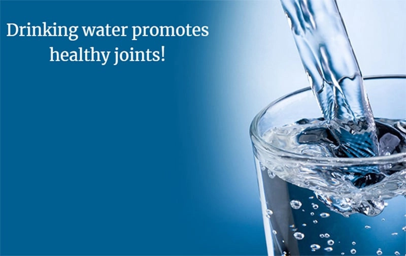 Water lubricates joints