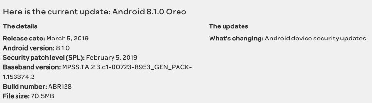 Bản cập nhật AT&T cho blackberry keyone