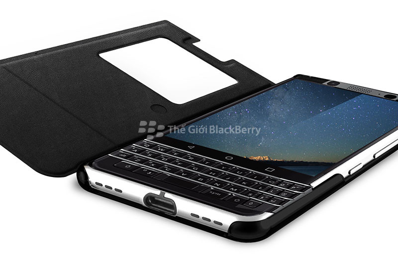 Chất liệu bao da blackberry keyone