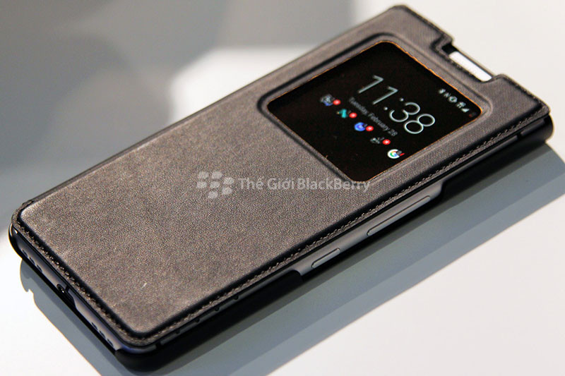 Bao da blackberry keyone màu nâu