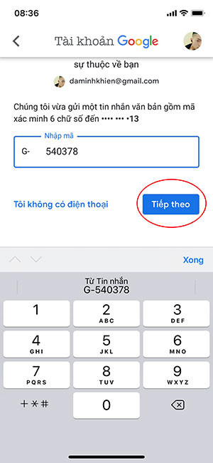 Click tiếp theo