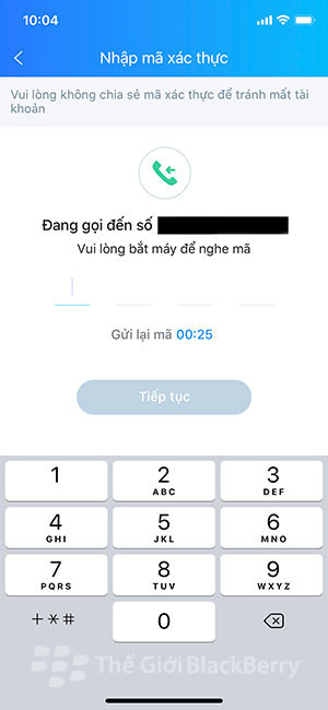 Điền mã kích hoạt và bấm tiếp tục
