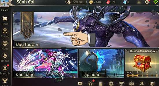 Hình ảnh giao diện game