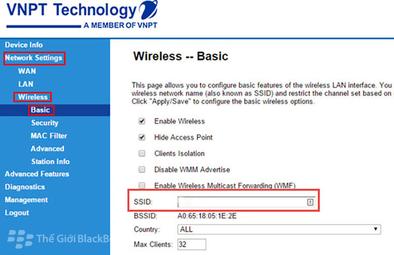 Cách thay đổi mật khẩu wifi vnpt bằng cách làm theo các bước dưới đây