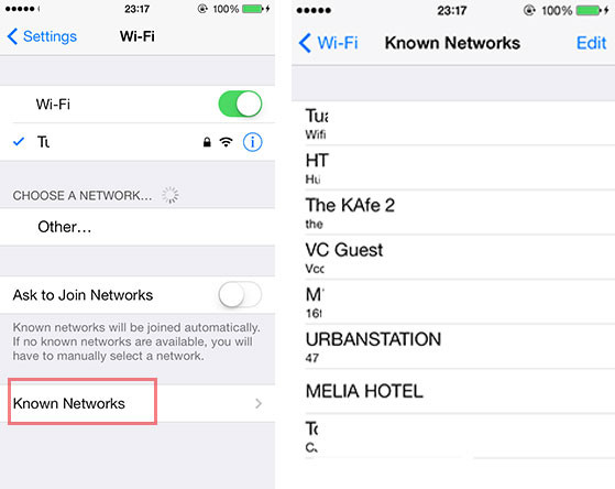 Xem danh sách wifi và lấy mật khẩu tại đây
