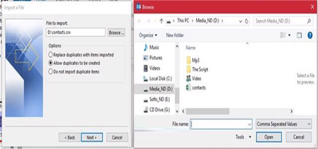 Bấm vào Browser