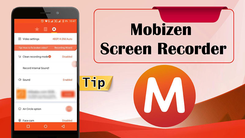 Phần mềm quay video màn hình Mobizen Screen Recorder