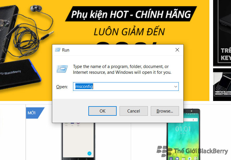 Tổ hợp phím Windows + R