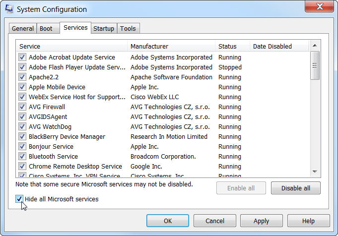 Tắt chương trình khởi đông cùng win 10 bằng cách sử dụng msconfig