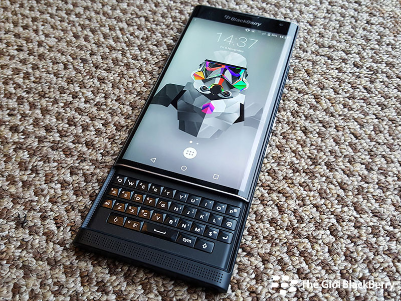 Dung lượng pin của blackberry priv khá tốt