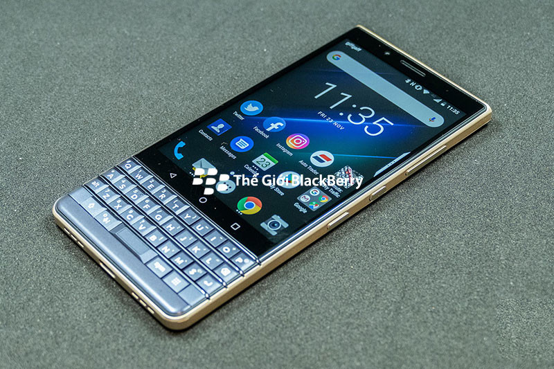 Blackberry key2 vàng Champagne