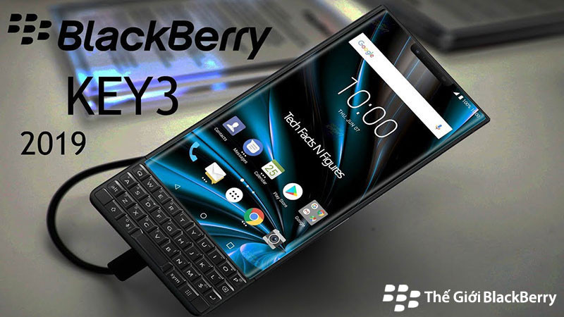 Chiếc điện thoại blackberry key3