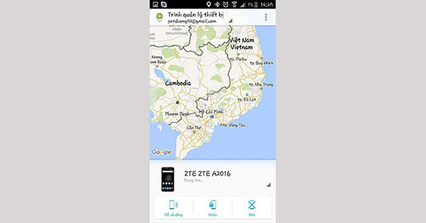 Tìm điện thoại bị mất bằng Android Device Manager