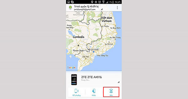Tìm điện thoại bị mất bằng Android Device Manager
