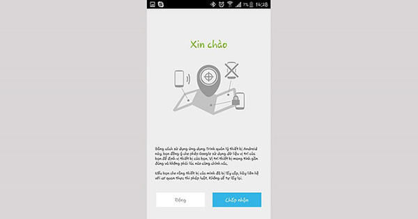 Tìm điện thoại bằng Android Device Manager