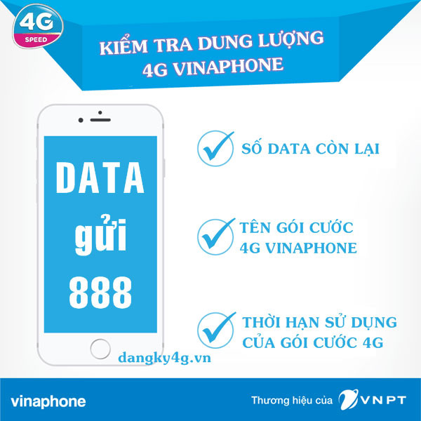 Kiểm tra dung lượng sim 4G mobi bằng cách soạn theo cú pháp