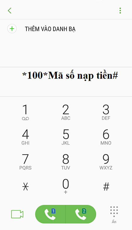 Cách nạp thẻ viettel bằng cách truyền thống