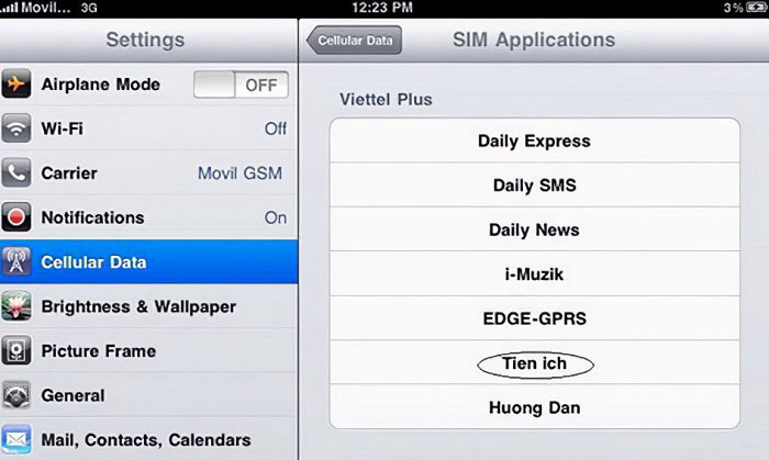 Cách nạp thẻ viettel bằng ứng dụng sim