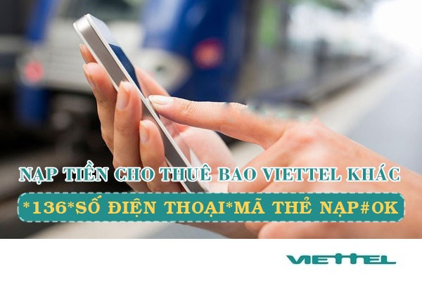 Hướng dẫn nạp tiền cho thuê bao trả sau khác
