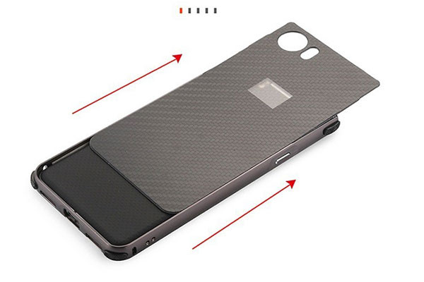 Ốp kim loại cho blackberry evolve