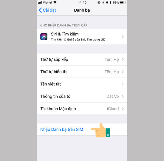 Cách chuyển danh bạ từ máy sang sim