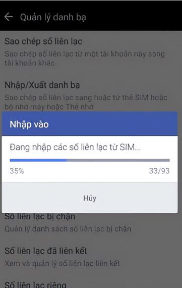 Cách chuyển danh bạ từ máy sang sim