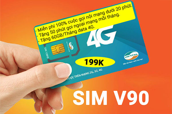 Cách chuyển sim thường sang sim V90