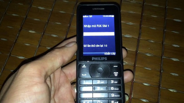 Cách mở mã PUK