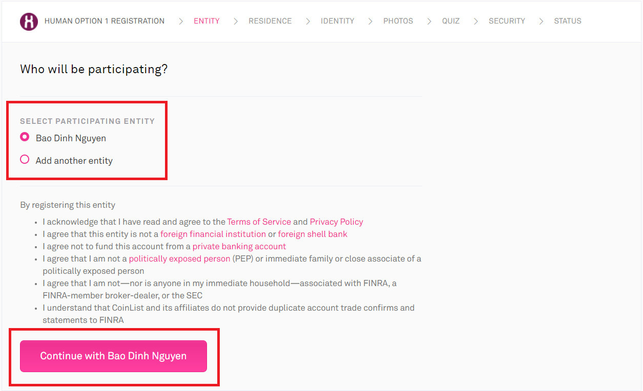 Hướng dẫn đăng ký mua HUMAN trên COINLIST