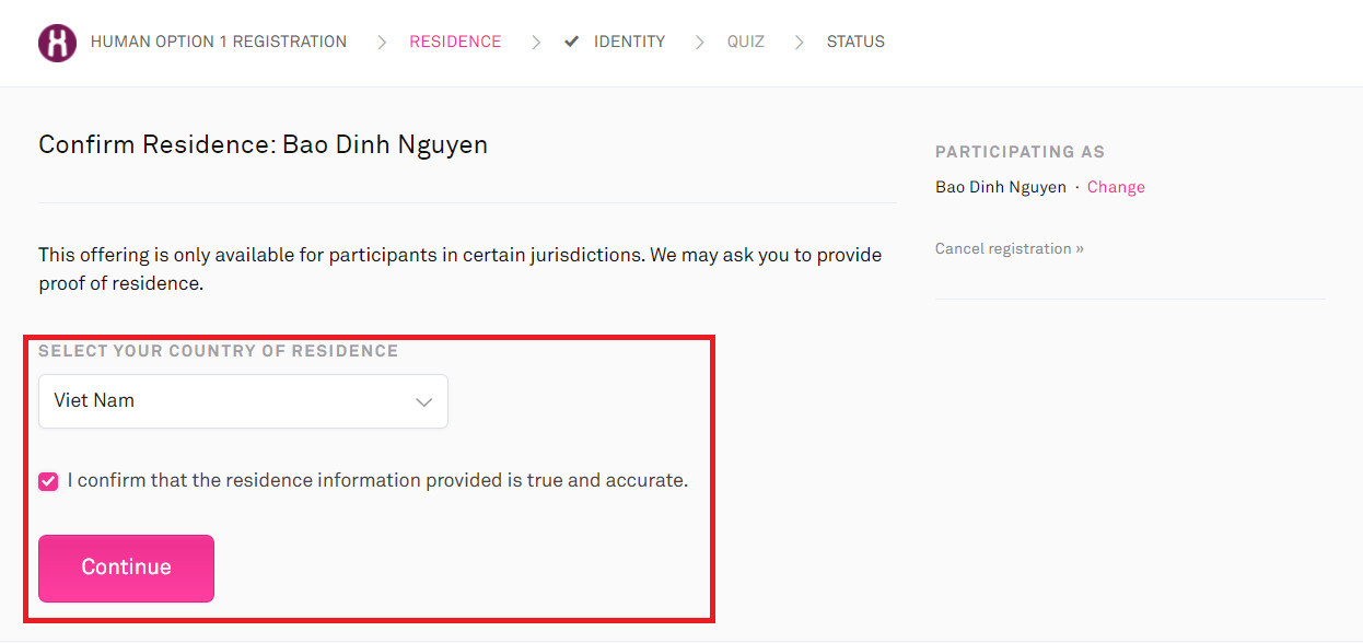 Hướng dẫn đăng ký mua HUMAN trên COINLIST