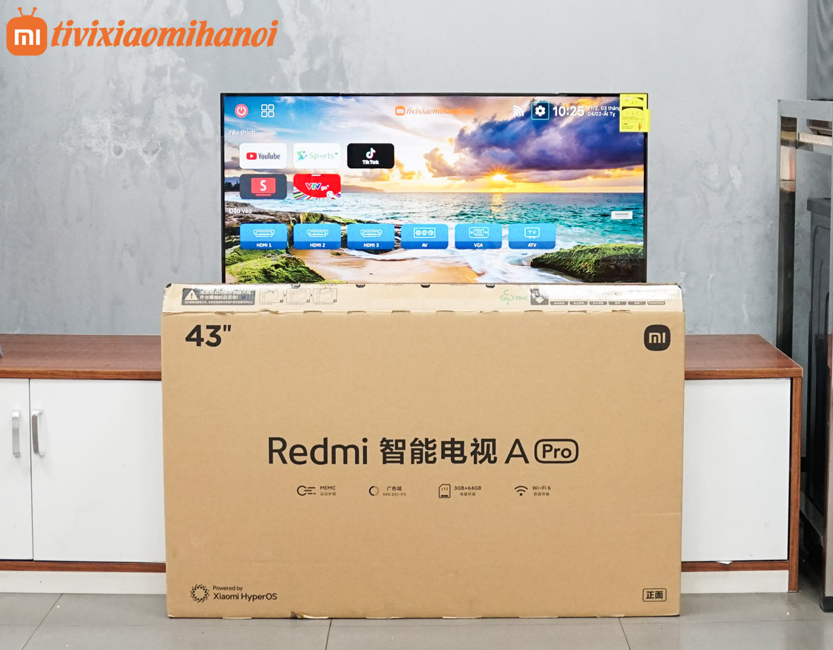 Tivi Xiaomi Redmi A Pro 43