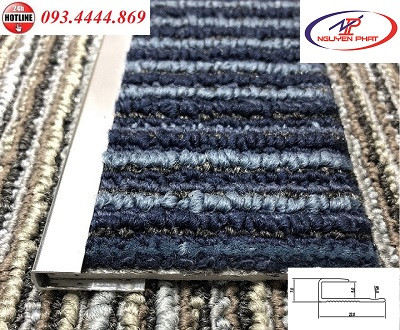 Nẹp nhôm kết thúc sàn nhựa giá rẻ tại Hà Nội
