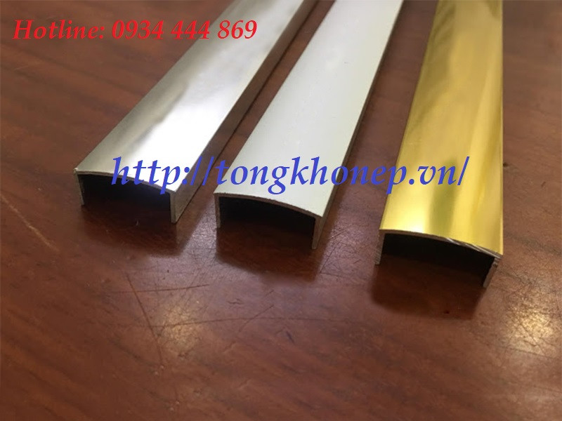 nẹp nhôm chữ U20mm