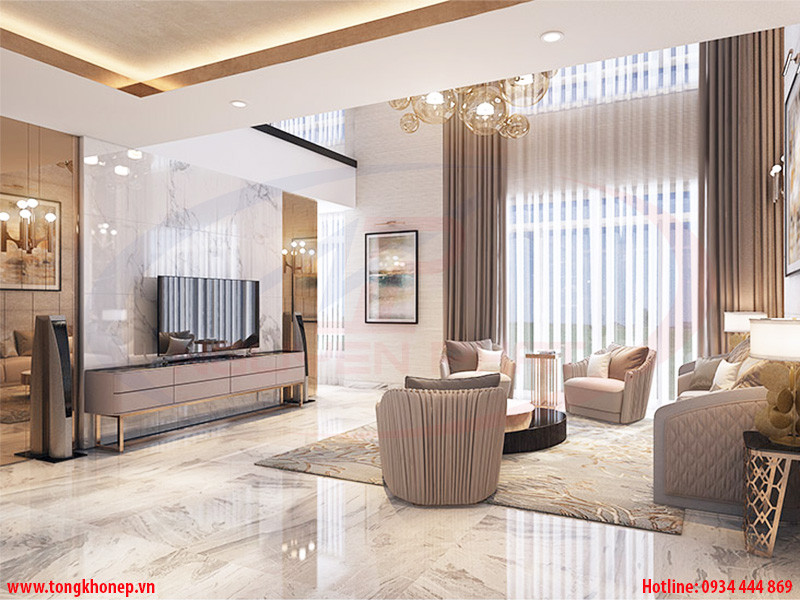 Nẹp trang trí nội thất sang trọng