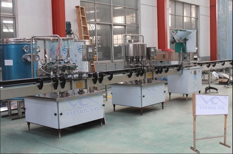 Máy chiết chai VACGF2000- 4 trong 1